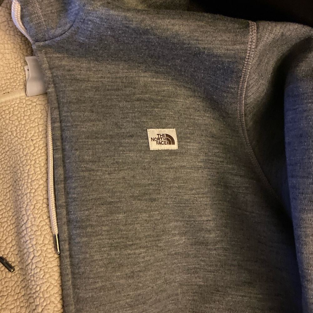 The North Face Gray Hoodie Zip Up